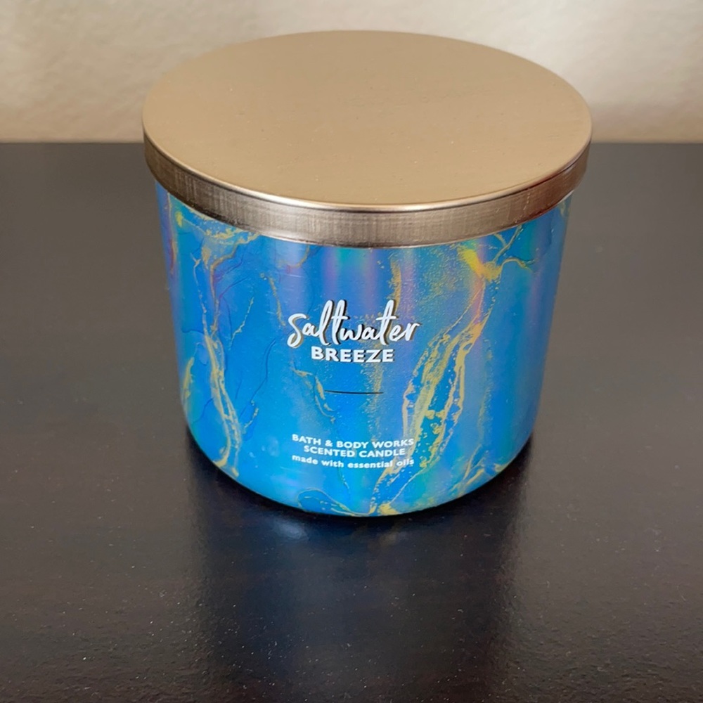 Saltwater Breeze Bath & Body Works Candle